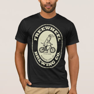 Freewheel Brewing Co. Logo - Cream (front only) T-Shirt