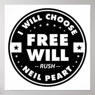 Freewill, motivational quote poster