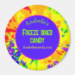 Freeze Dried Candy Colourful Personalised Business Magnet