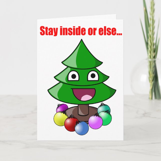 Freeze your balls off holiday card (Front)