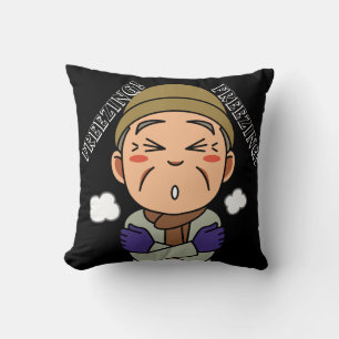 Freezing! Design  Throw Pillow
