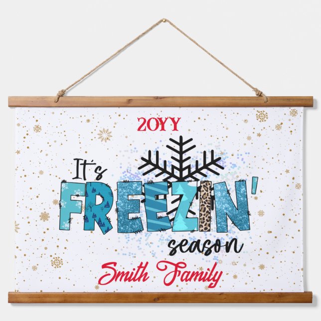 Freezing Season Customise Hanging Tapestry (Front)