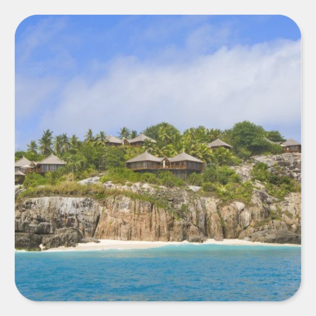 Fregate Island Resort (PR) Square Sticker (Front)