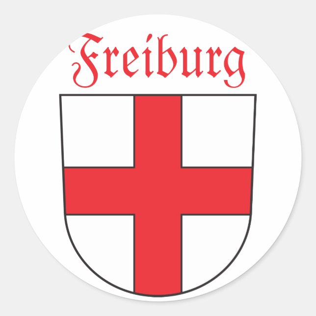 Freiburg Classic Round Sticker (Front)