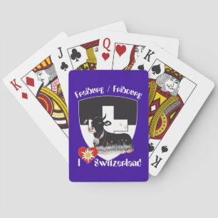 Freiburg / Fribourg Schweiz Suisse Spielkarten Playing Cards