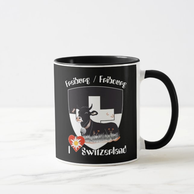 Freiburg Fribourg Switzerland Suisse Tasse Mug (Right)