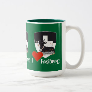 Freiburg Fribourg Switzerland Suisse Tasse Two-Tone Coffee Mug