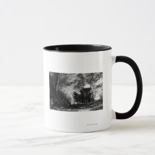 Freight Horses Taking a Break Mug
