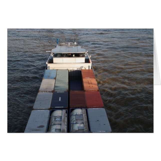 Freight ship on the Meuse, Rotterdam (Front Horizontal)