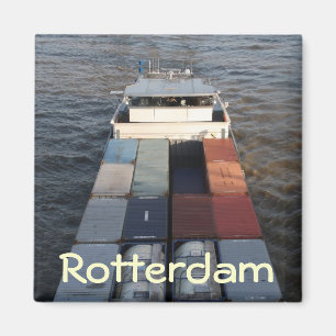 Freight ship on the Meuse, Rotterdam Magnet