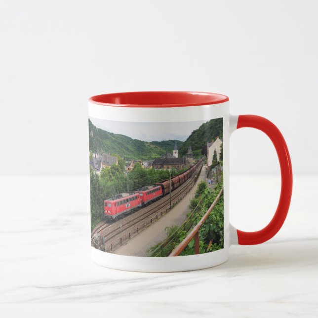 freight train in St Goar Mug (Right)