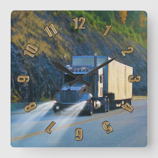 Freight Truck Lorry-Drivers Wall Clock