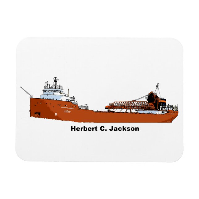 Freighter Herbert C. Jackson Magnet (Horizontal)