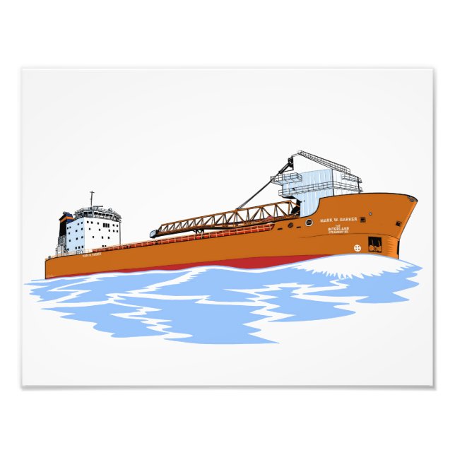 Freighter Mark W. Barker Photo Print (Front)