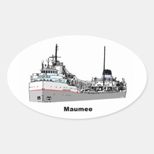 Freighter Maumee Oval Sticker
