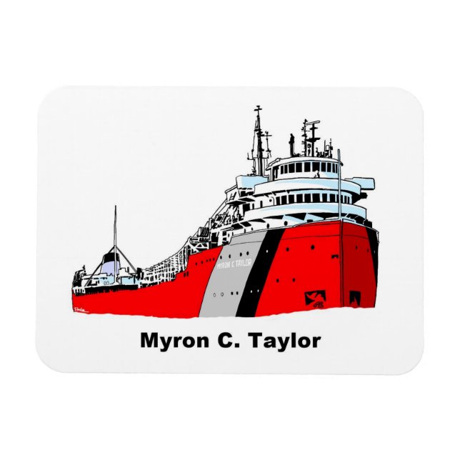 Freighter Myron C . Taylor Magnet (Horizontal)