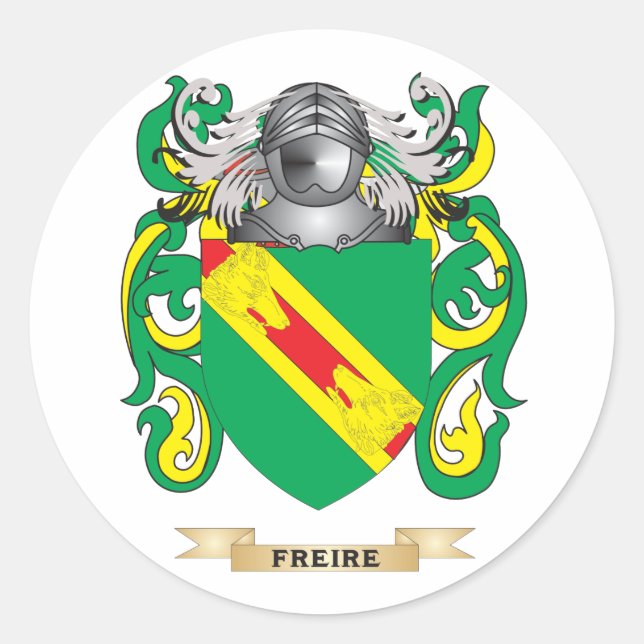 Freire Coat of Arms Classic Round Sticker (Front)