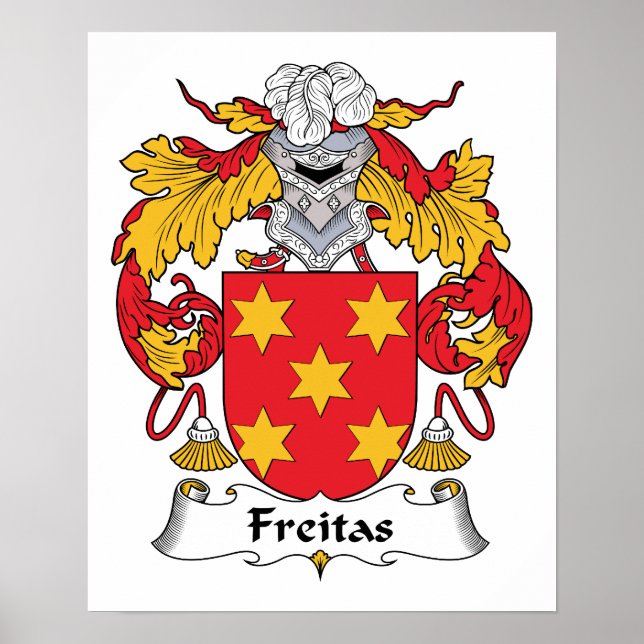 Freitas Family Crest Poster (Front)