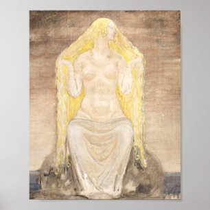 Freja 1905 By John Bauer Poster