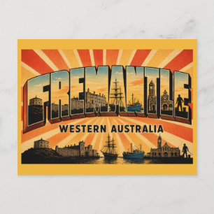 Fremantle Western Australia Historic Port City Postcard