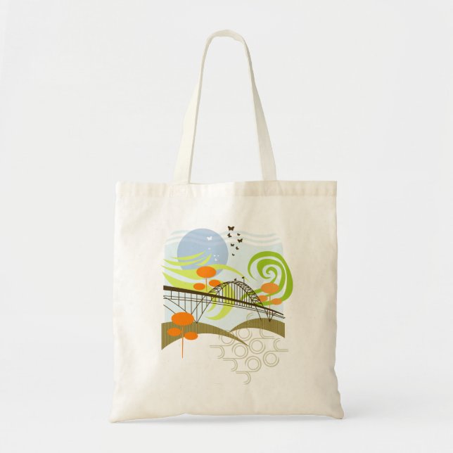 Fremont Bridge Tote Bag (Front)
