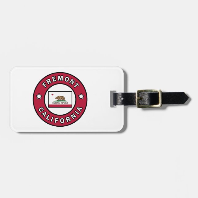 Fremont California Luggage Tag (Front Horizontal)