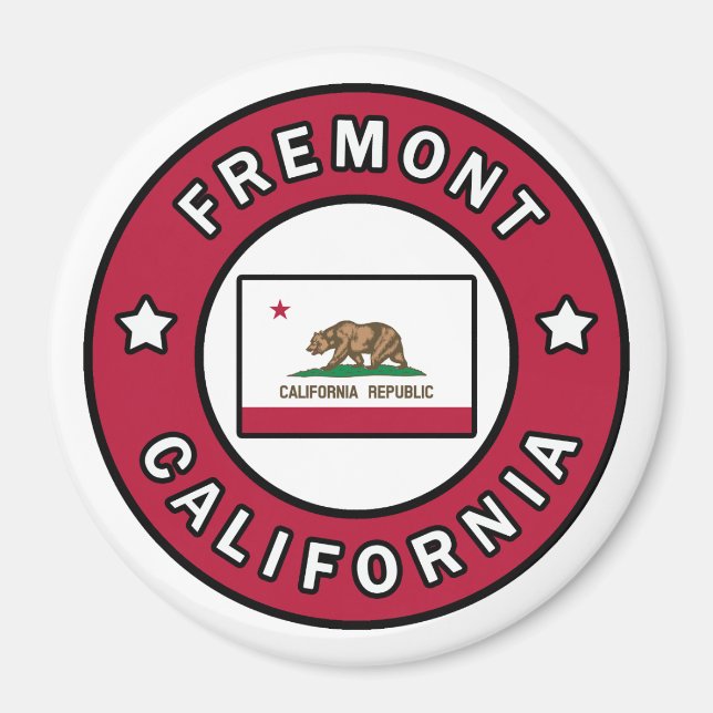Fremont California Magnet (Front)