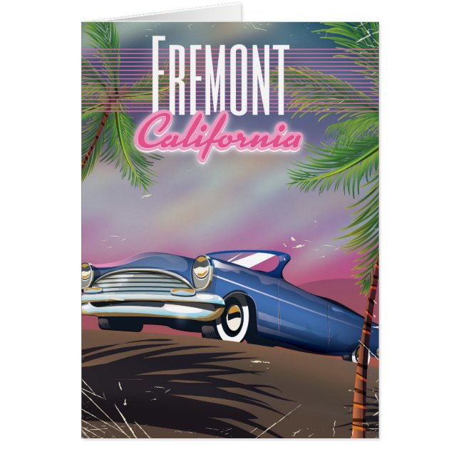 Fremont California travel poster (Front)