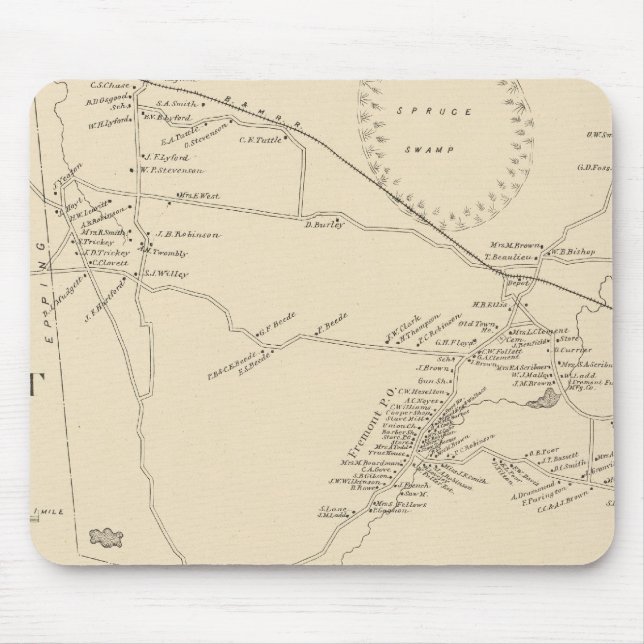 Fremont, Epping Village & PO Mouse Pad (Front)