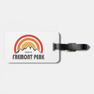 Fremont Peak Wyoming Luggage Tag