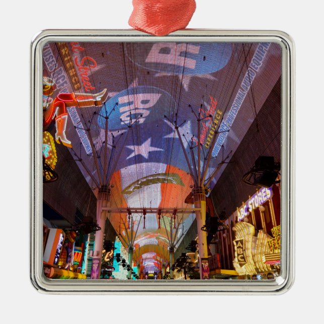 Fremont Street Experience Metal Tree Decoration (Front)