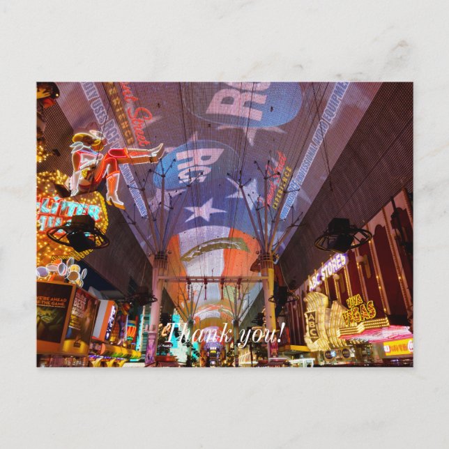 Fremont Street Experience Postcard (Front)