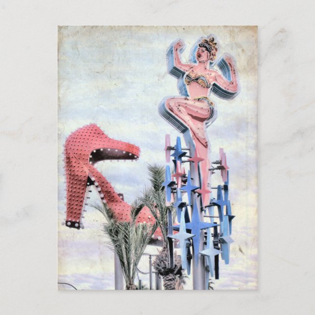 Fremont Street Las Vegas Nevada Postcard (Front)