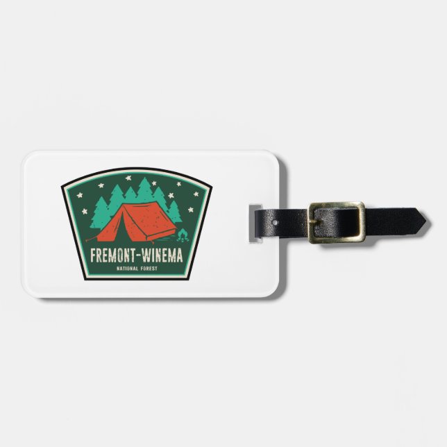 Fremont-Winema National Forest Camping Luggage Tag (Front Horizontal)