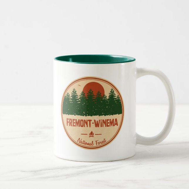 Fremont-Winema National Forest Two-Tone Coffee Mug (Right)
