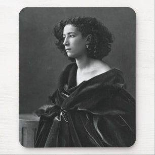 French Actress Sarah Bernhardt by Félix Nadar 186 Mouse Pad