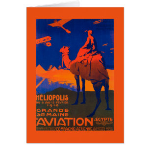 French Airline Promotional Poster
