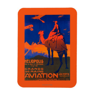 French Airline Promotional Poster Magnet