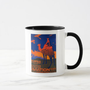 French Airline Promotional Poster Mug