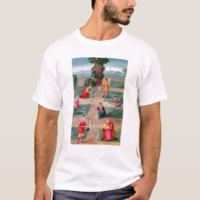 French alchemists seeking material gold T-Shirt (Front)