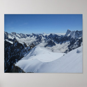French Alps Chamonix Poster