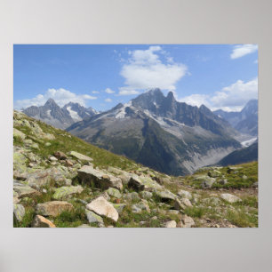French Alps Chamonix Poster