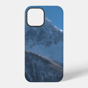 French alps mountain peaks covered with fresh snow iPhone 12 case