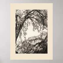 French Alps Print, Eleanor M Hughes Re-Strike 