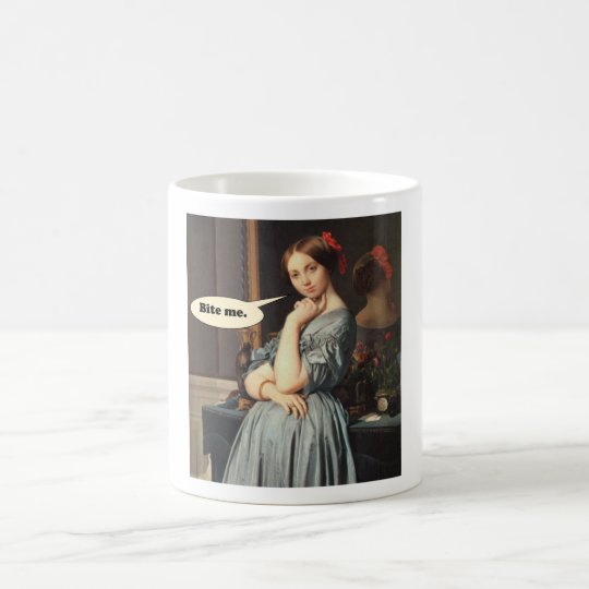 French Aristocrat Says: Bite Me Coffee Mug