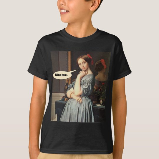 French Aristocrat Says: Bite Me T-Shirt