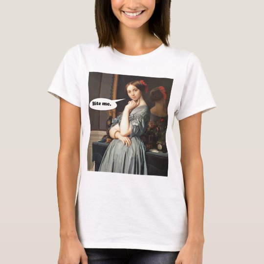 French Aristocrat Says: Bite Me T-Shirt