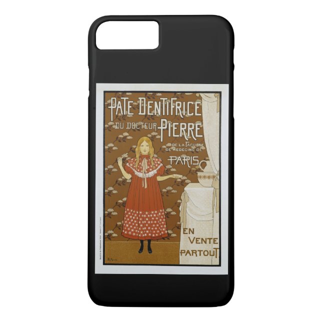 French Art Nouveau Toothpaste Ad Case-Mate iPhone Case (Back)
