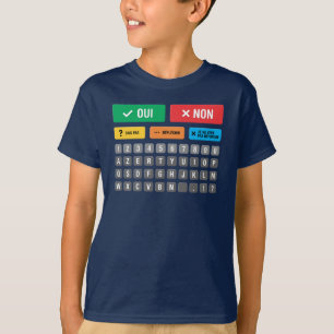 French Autism AAC PECS Pointing Communication 05 T-Shirt