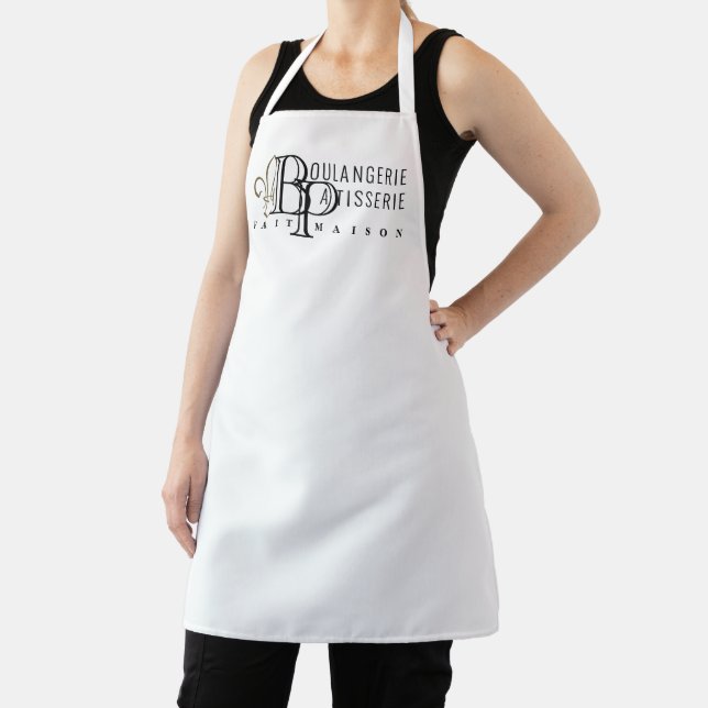 French Bakery Boulangerie Fleur de Lis Pastry Chef Apron (Insitu)